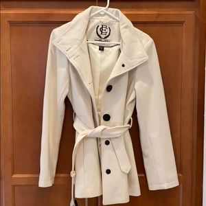 EC Collection 94107 Women’s White Wool Peacoat